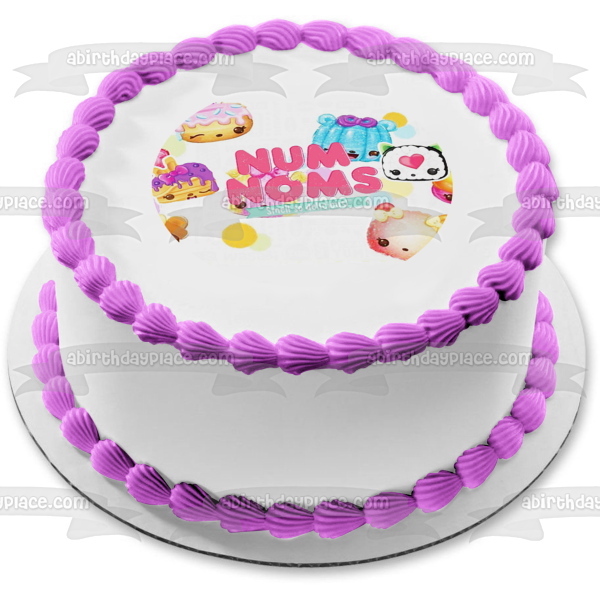 Num Noms Smell so Delicious Various Characters Edible Cake Topper Image ABPID04123