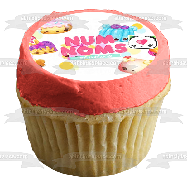 Num Noms Smell so Delicious Various Characters Edible Cake Topper Image ABPID04123