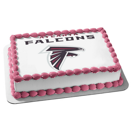Atlanta Falcons Logotipo del equipo de fútbol americano profesional Atlanta Georgia Imagen comestible para tarta ABPID04218 
