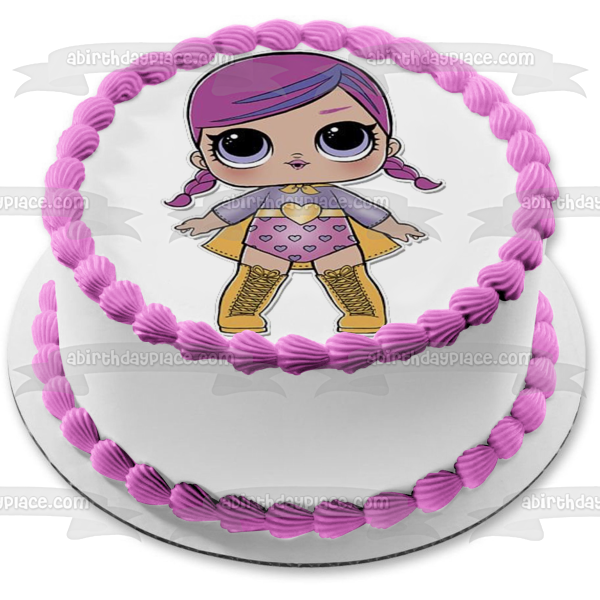 LOL Surprise Doll Super B.B. Edible Cake Topper Image ABPID00007