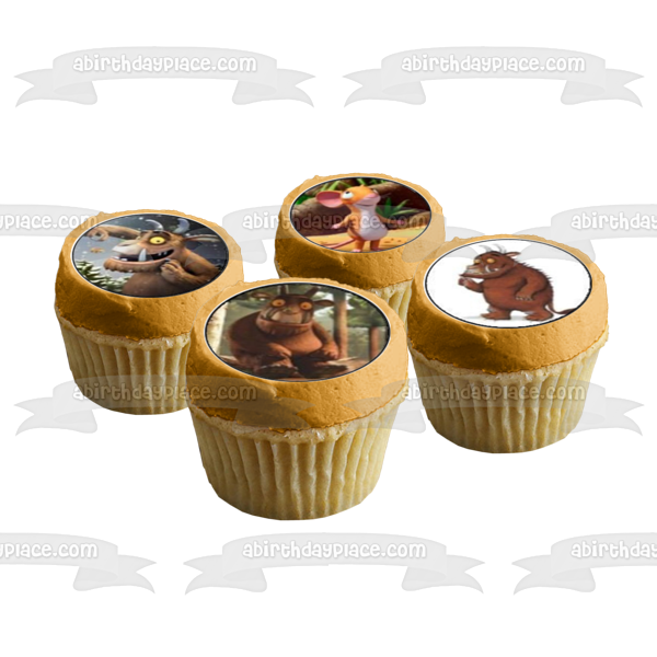 The Gruffalo Mouse Fox Owl and a Snake Edible Cupcake Topper Images ABPID04174