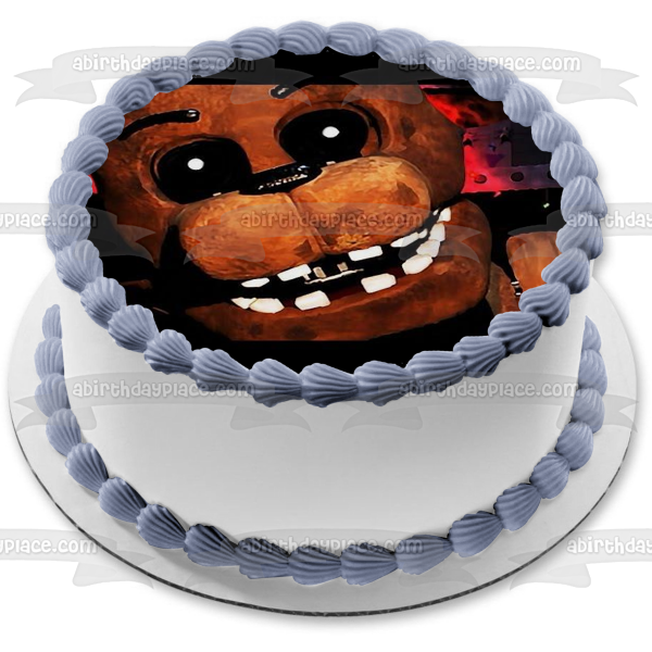 Five Nights at Freddy's Freddy Fazbear Edible Cake Topper Image ABPID0 – A  Birthday Place