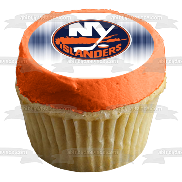 New York Islanders Professional Ice Hockey Edible Cake Topper Image ABPID04367