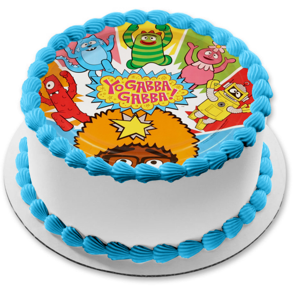 Yo Gabba Gabba Muno Foofa Brobee Toodee and Plex Edible Cake Topper Im – A  Birthday Place