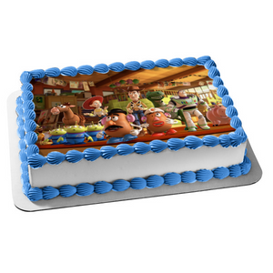 Toy Story Buzz Lightyear Woody and Jessie Edible Cake Topper Image ABPID04377