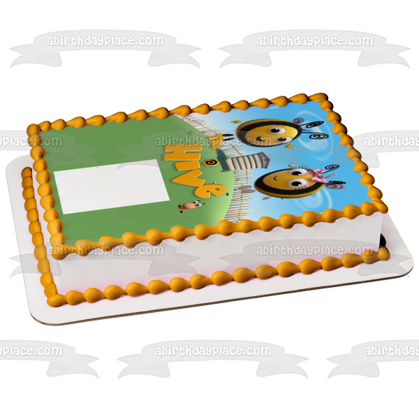The Hive Buzzbee and Rubee Edible Cake Topper Image Frame ABPID04455