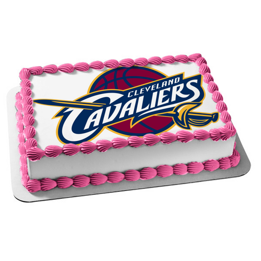 Cleveland Cavaliers Logo NBA American Professional Basketball Edible Cake Topper Image ABPID06483