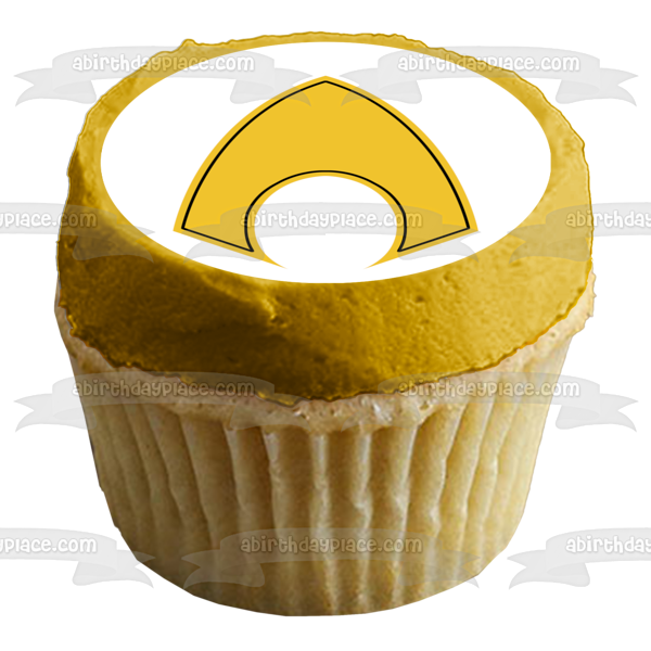 Aquaman Logo Edible Cake Topper Image ABPID04726