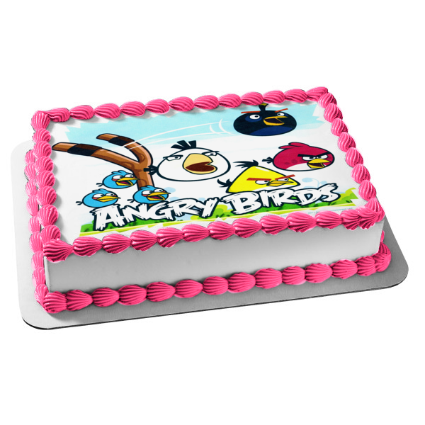 Angry Birds Terence Chuck Matilda Bomb and the Blues Edible Cake Topper Image ABPID06582