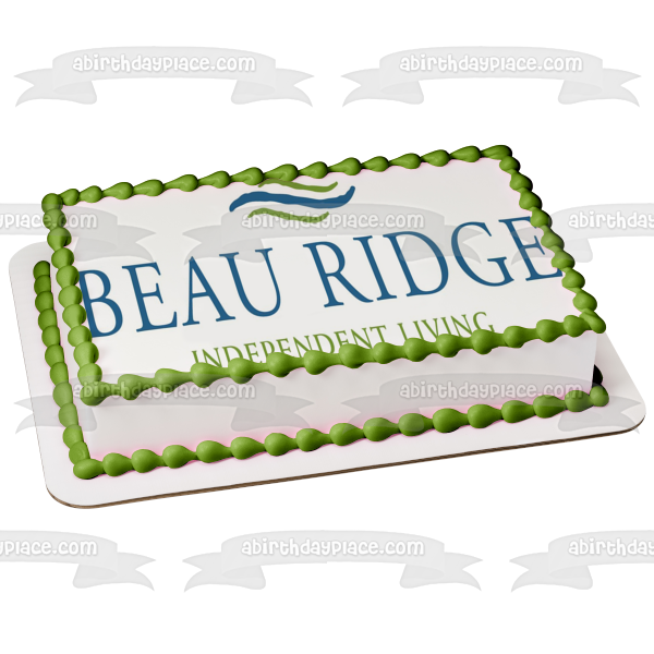 Beau Ridge Independent Living Logo Amidi Care Edible Cake Topper Image ABPID06608