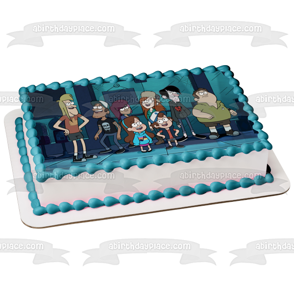 Gravity Falls Mabel Pines Dipper Pines and Wendy Edible Cake Topper Image ABPID07017
