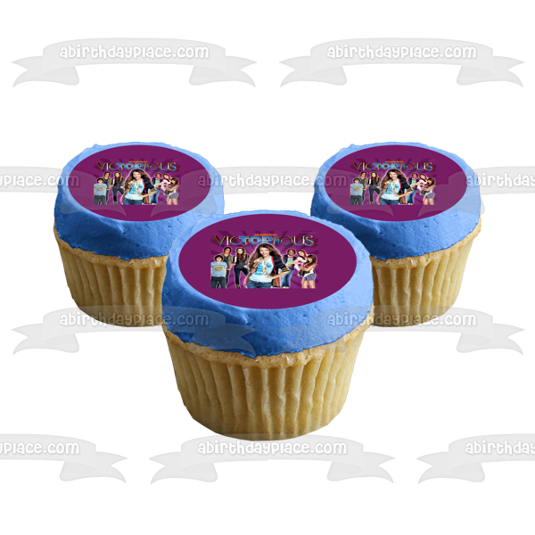 Victorious 4 Tori Vega Jade West Beck Oliver and Cat Valentine Edible Cake Topper Image ABPID07026
