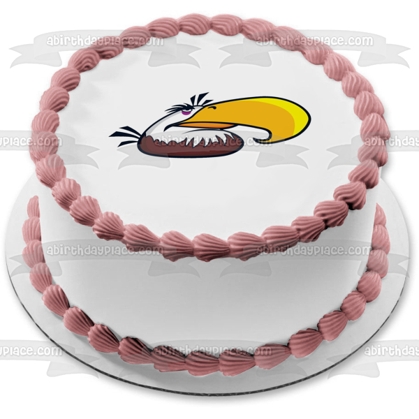 Angry Birds The Mighty Eagle Edible Cake Topper Image ABPID07085