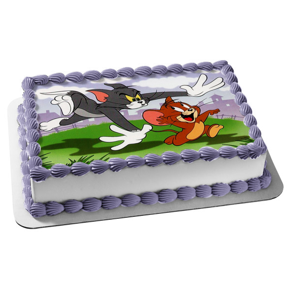 Tom And Jerry Edible Cupcake Toppers (12 Images) Cake Image Icing