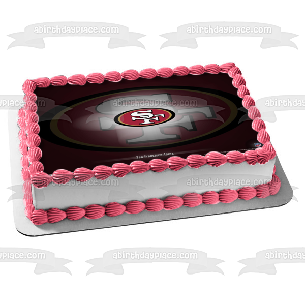SF Giants and SF 49ers Cake Topper with Cable Car