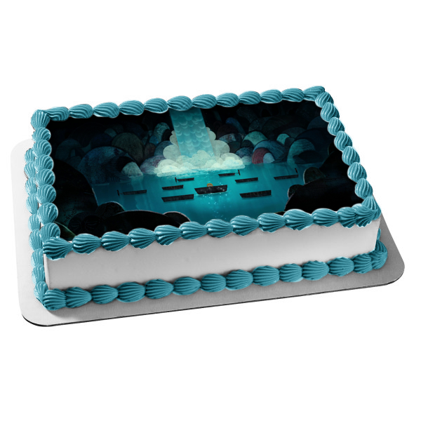 Song of the Sea Waterfall David Rawle Edible Cake Topper Image ABPID07204