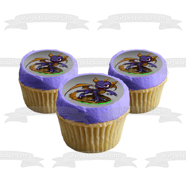 Skylanders Spyro Magic Element Edible Cake Topper Image ABPID07214