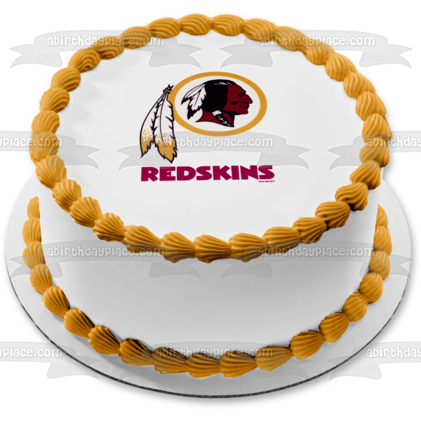 Washington Redskins Primary Logo NFL Edible Cake Topper Image ABPID07230