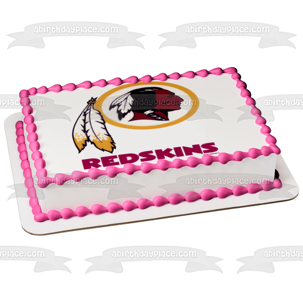 Washington Redskins Primary Logo NFL Edible Cake Topper Image ABPID07230