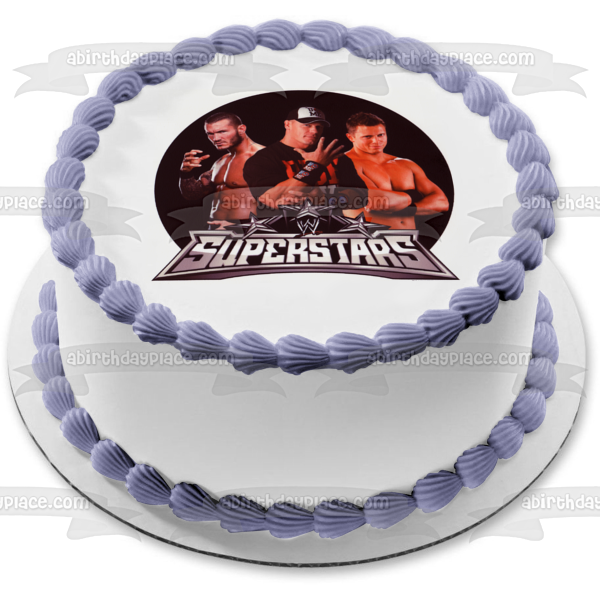 WWE World Wrestling Entertainment Superstars John Cena Edible Cake Topper Image ABPID06845