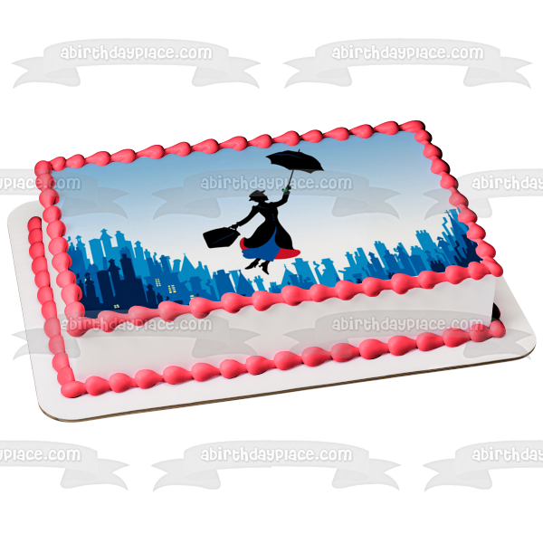 Mary Poppins Musical Julie Andrews Edible Cake Topper Image ABPID07305