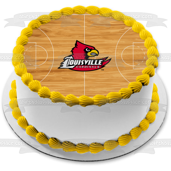 University of Louisville Cardinals NBA Edible Cake Topper Image ABPID06936