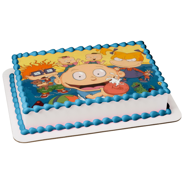 The Rugrats Chuckie Angelica Tommy Phil and Lil Edible Cake Topper Image ABPID07423