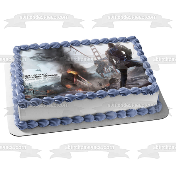 Call of Duty Advanced Warfare a New Era of Combat Jack Mitchell Edible Cake Topper Image ABPID07672
