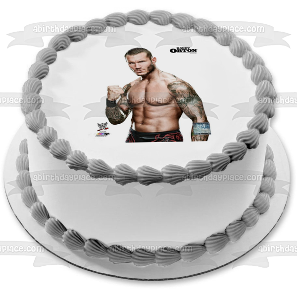 WWE World Wrestling Entertainment Randy Orton Edible Cake Topper Image ABPID07765