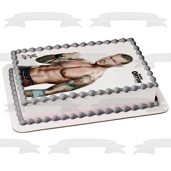 WWE World Wrestling Entertainment Randy Orton Edible Cake Topper Image ABPID07765