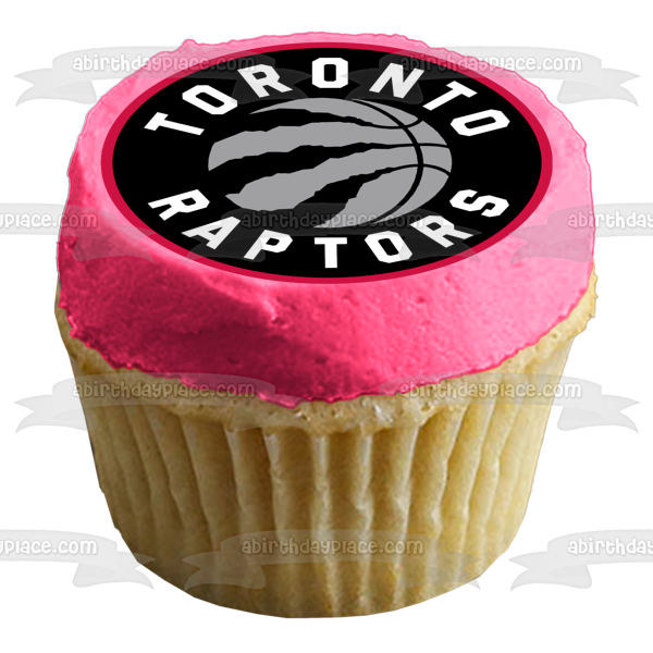 Toronto Raptors NBA Canadian Professional Basketball Team Logo Edible Cake Topper Image ABPID07771