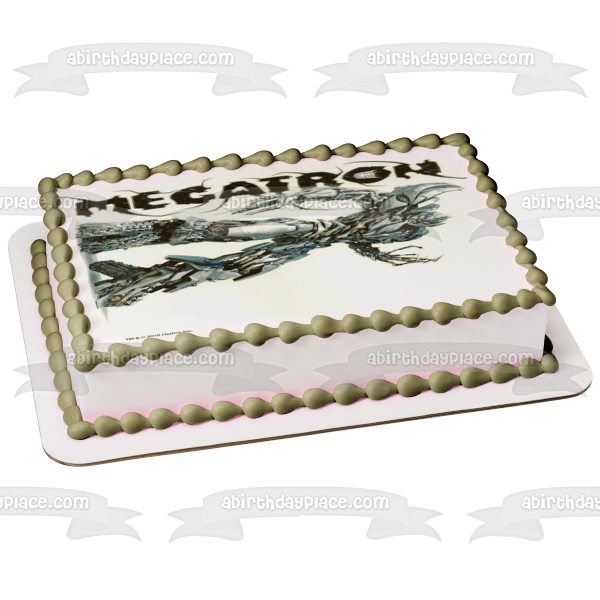 Transformers Megatron Autobot Edible Cake Topper Image ABPID07810