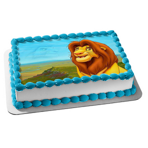 The Lion King Mufasa Edible Cake Topper Image ABPID08000