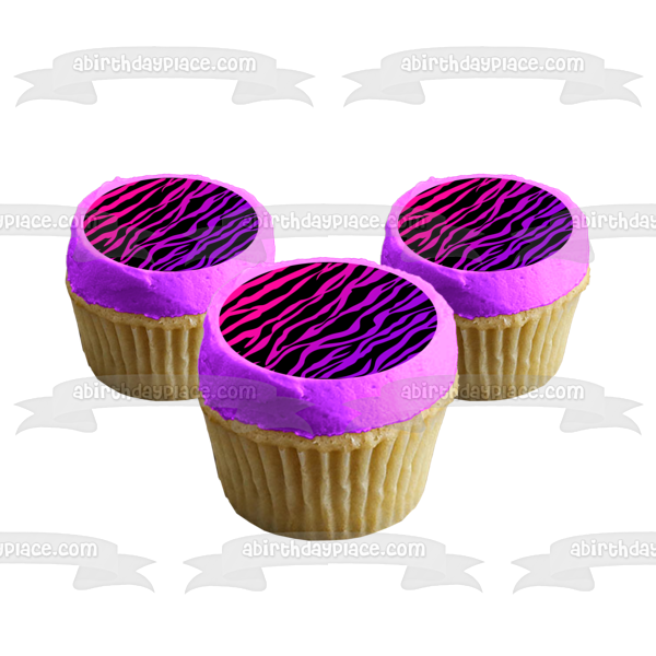 CUPCAKE Straw Topper pink purple – Etch and Ember