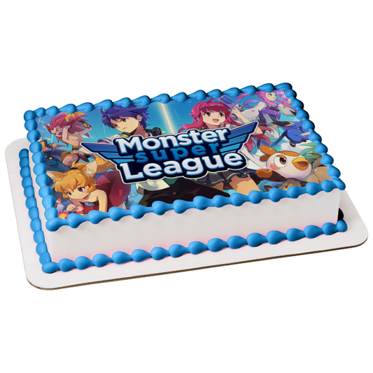Monster Super League Seira Tina and Birdie Edible Cake Topper Image ABPID08092