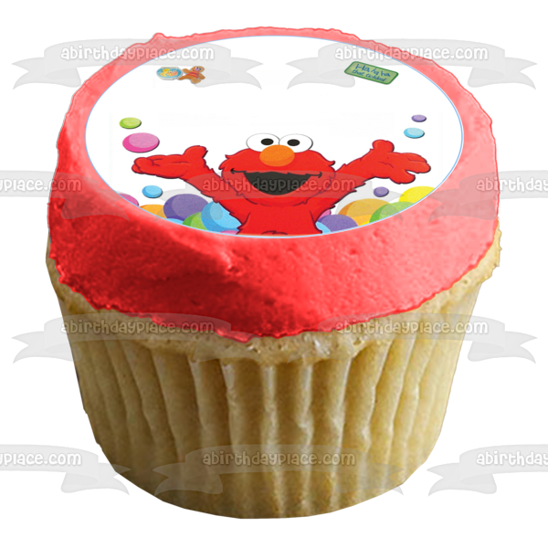 Sesame Street Tickle Me Elmo Ha Ha Ha That Tickles Edible Cake Topper Image ABPID08407