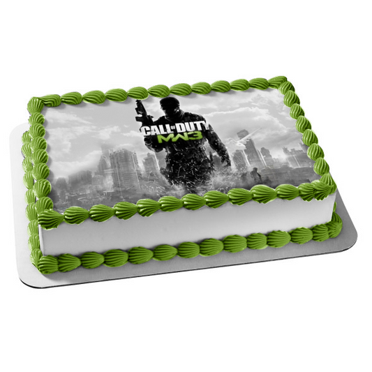 Call of Duty Modern Warfare 3 Edible Cake Topper Image ABPID08416