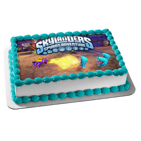 Imagen comestible para decoración de tartas Skylanders Emblems Spyro's Adventure ABPID08462 