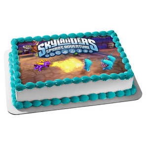 Skylanders Emblems Spyro's Adventure Edible Cake Topper Image ABPID08462