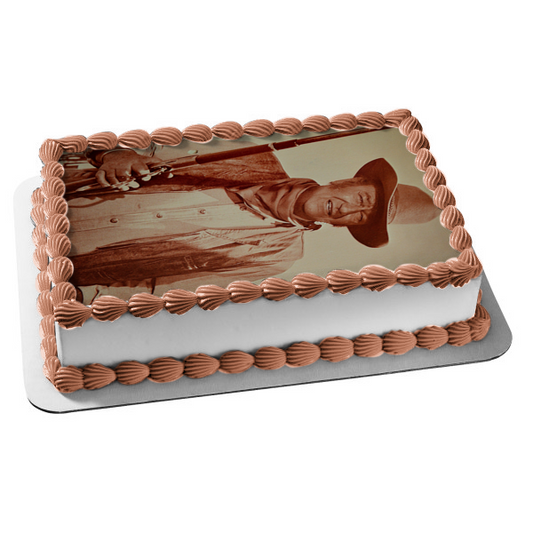 John Wayne Marion Mitchell Morrison Duke Edible Cake Topper Image ABPID08476