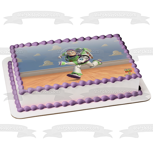 Toy Story 3 Buzz Lightyear Edible Cake Topper Image ABPID08490
