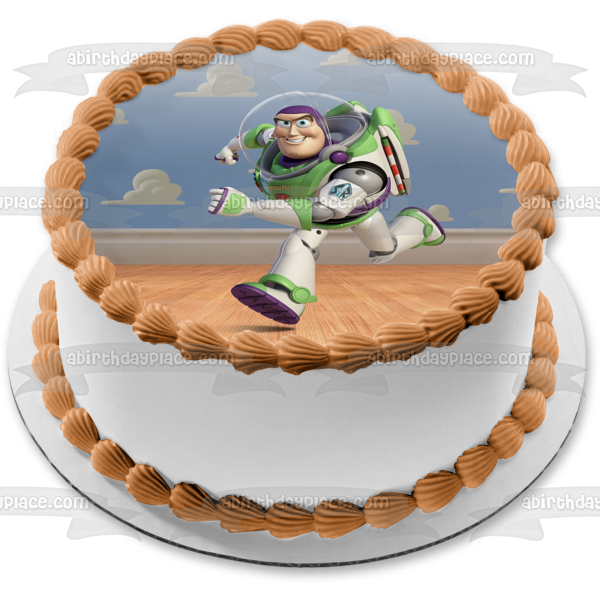 Toy Story 3 Buzz Lightyear Edible Cake Topper Image ABPID08490
