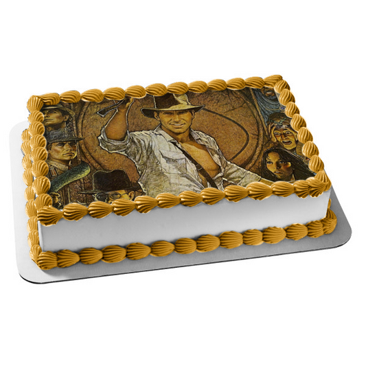 Indiana Jones Raiders of the Lost Ark Barranca Marion Ravenwood Edible Cake Topper Image ABPID08501