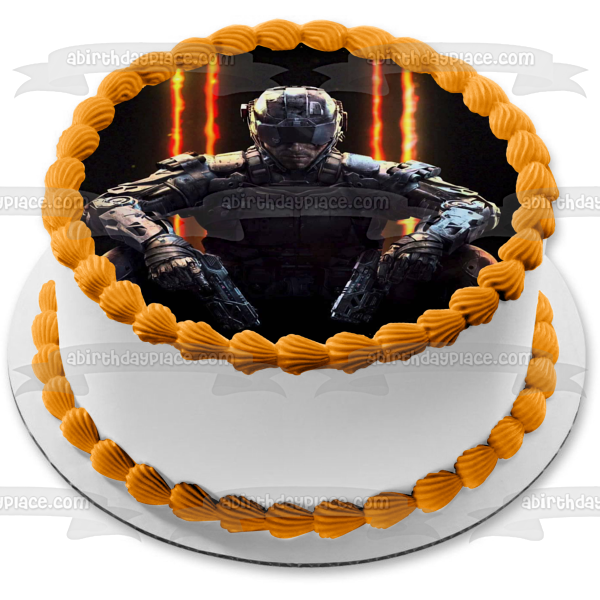 Call of Duty Edible Cake Topper Image ABPID08262