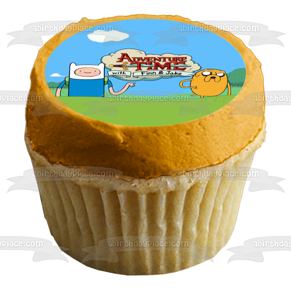 Adventure Time with Finn and Jake Edible Cake Topper Image ABPID08797