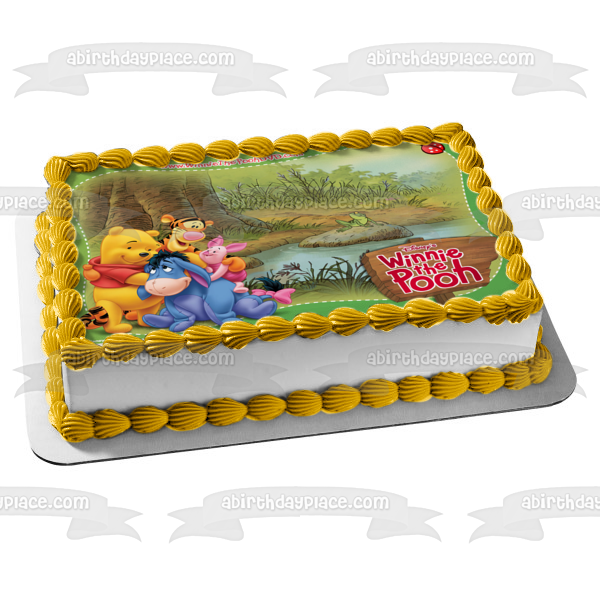 Disney Winnie the Pooh Piglet Eeyore Tigger Edible Cake Topper Image ABPID08382