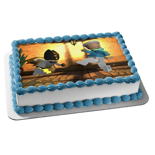 LEGO Batman the Video Game Gotham City Edible Cake Topper Image ABPID08384