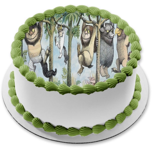 Where the Wild Things Are Max Monsters Edible Cake Topper Image ABPID08385
