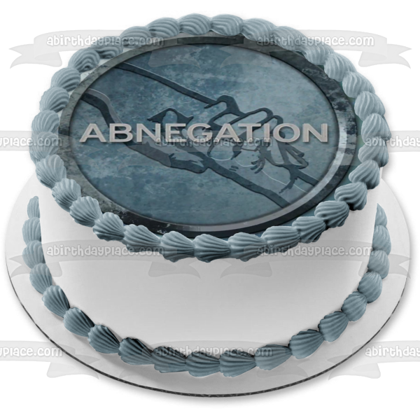 Divergent Abnegation Emblem Hands Holding Edible Cake Topper Image ABPID08834