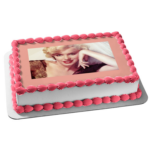 Marilyn Monroe Edible Cake Topper Image ABPID08898